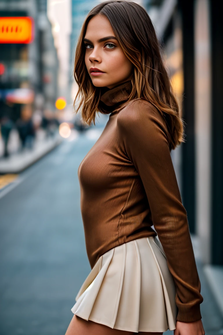 (((Anna Van der Vaart))), RAW photo, beautiful 26 y.o woman, cute face, very hot, wonderful goddess, shoulder-length black hair, bangs in front, brown eyes, black sweather, Nikon D850 Film Stock Photographie 4 Kodak 400 Appareil photo F1.6 colors rich lenses realistic texture