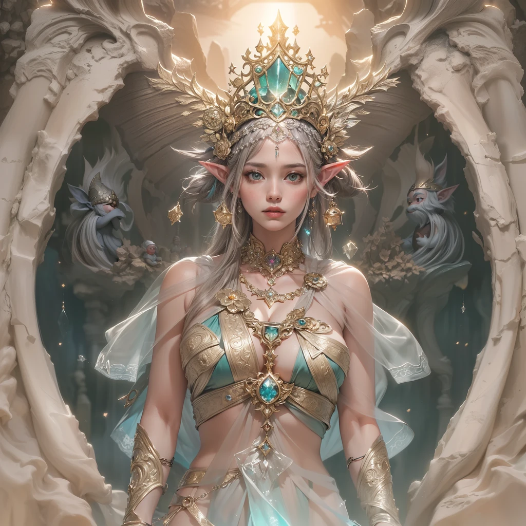 (Masterpiece), (Best Quality), (Super Delicate), (Illustration), (Extremely Delicate and Beautiful), (Dynamic Angle), White and Black Highlights, (Legendary Dragon Queen: 1.3), (Intricate Details) ,Golden Eyes, Green Pupils, Delicate Face, Messy Floating Hair, Messy Hair, Focus, Perfect Hand, (Fantasy Wind), Handsome Shape, (Burning Flame Behind Young Woman)))), (Battlefield Behind Young Woman: 1.2), (((Bloody))), Long hair: 1.2, Hair stick: 1.2, Bun: 1.2, Full body: 1.2, Dragon horn: 1.2, ((flow))), NHJY, white dress, mannequin with gold embellishments, 8k,