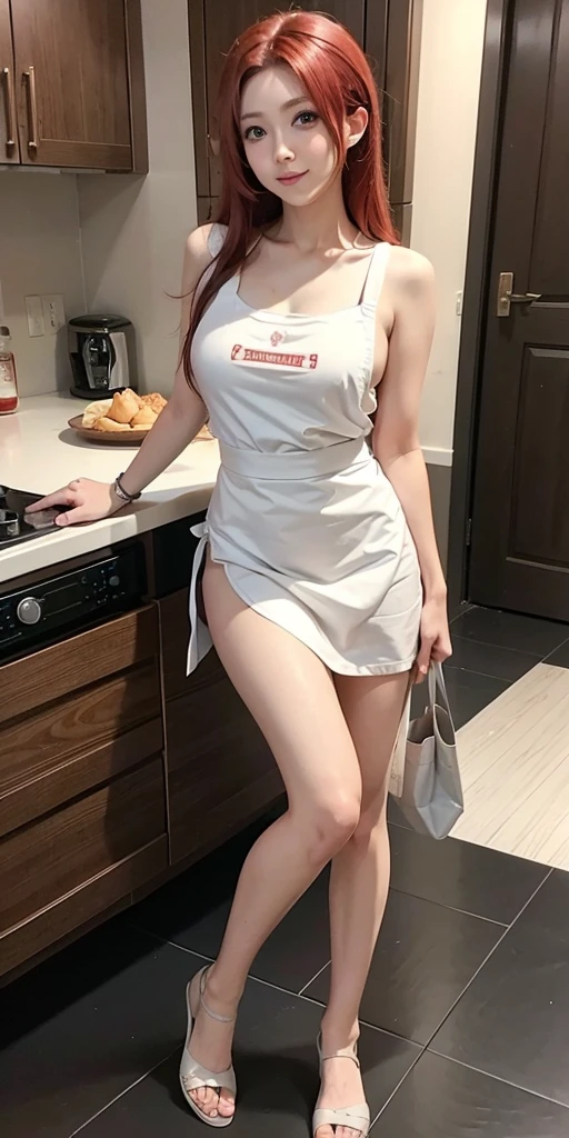 (NSFW:1.30)、masutepiece, Best Quality, hight resolution, 1girl in, (Smile, (Black hair and high twin tails with ribbons),Waitress of a girl in a coffee shop:1.3,Large breasts:1.3,cleavage:1.3,Chest wide open figure:1.2、(Full body:1.3), buttocks fully exposed、Standing,Crowded cafes:1.3,Naked:1.02,(((The girl is naked and wearing a small and short apron with a coffee logo on it:1.4))),drooping bangs, Looking at Viewer,Photorealistic,(((8 years old with a very young face)),,(huge-breasted:1.1, Big Tits:1.1, Small buttocks,Slim Leg:1.2,Slender waist:1.1)sneakers、Fully exposed shoulders