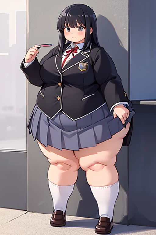 bright classroom, , 1girl, thick legs, thick thighs