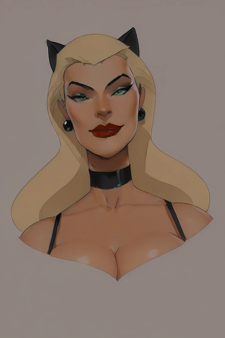 female anthro cat, pamela anderson, ultra detailed face, long blonde hair, cleavage, (((master piece, furry)))