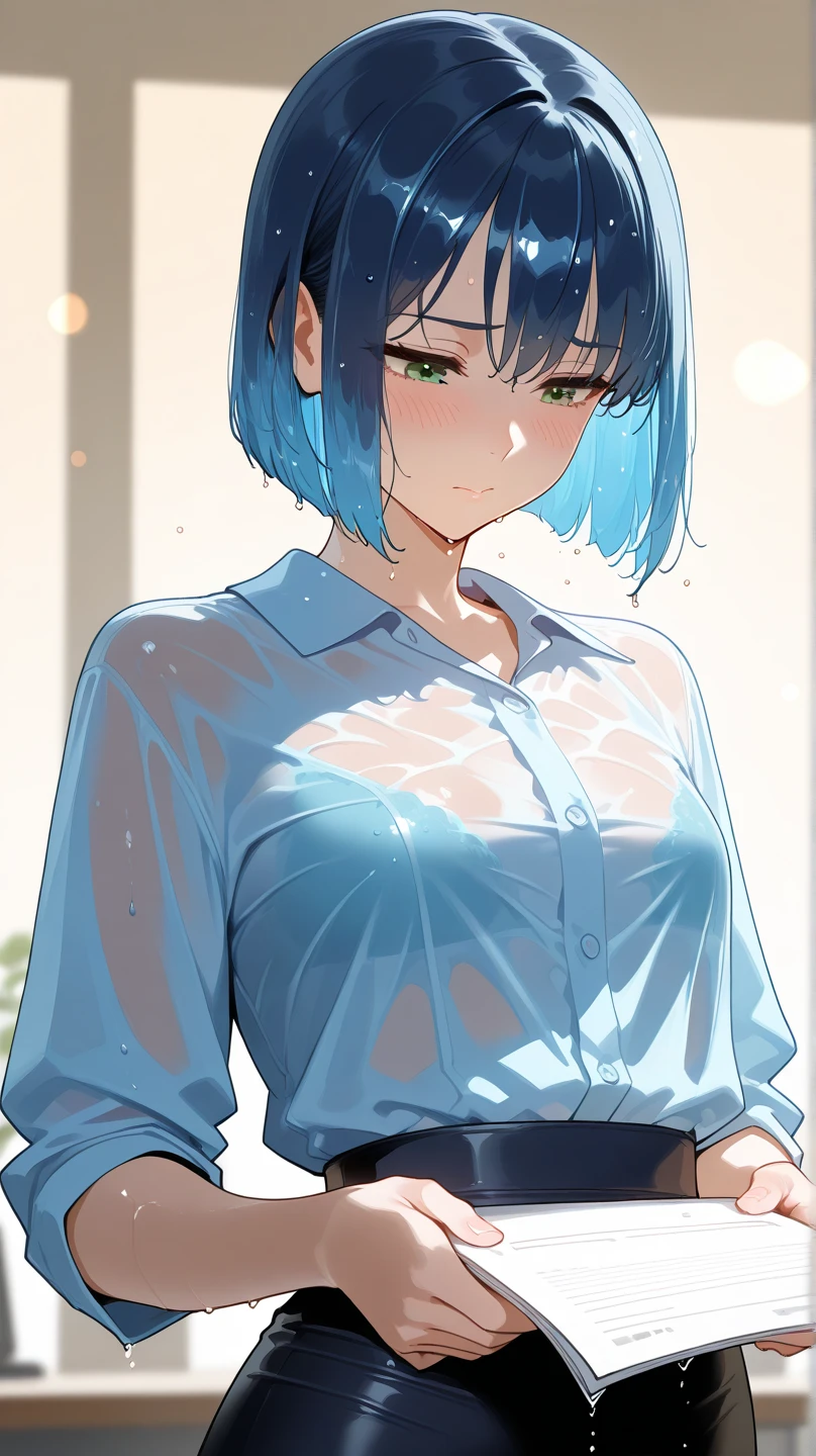 (Perfect body),best quality,masterpiece,1 girl,(The face is very clear),(Cyberpunk),Lucy,Wet,Swollen breasts,Milk dumping