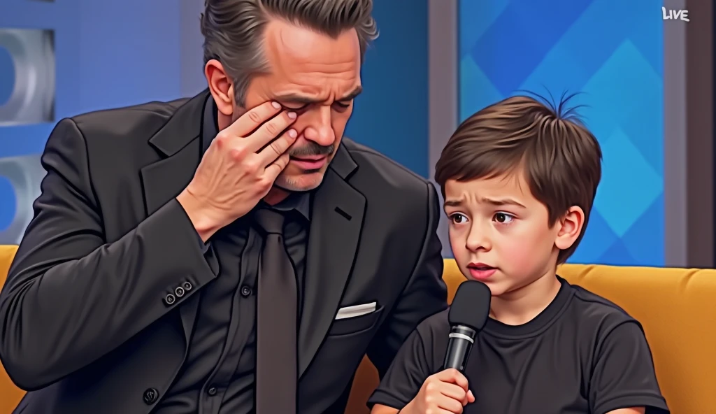 Boy covered in soot caught in exploding answer seat on quiz show