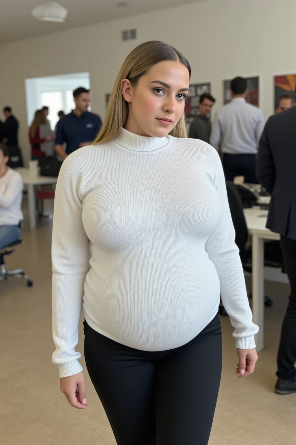 Greta Thunberg seins nu enceinte