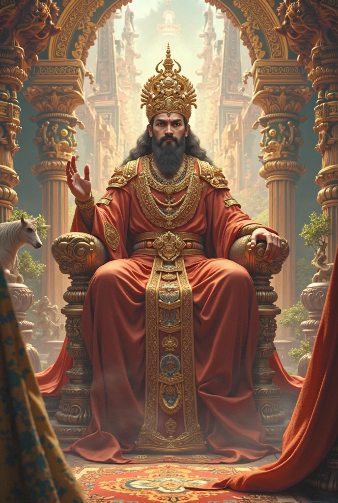 Create a tamil king Karikala cholan 