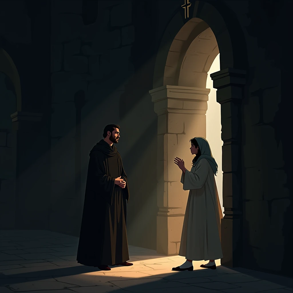 Frightened the man went to the saint's shop and asked him, "What is the value of time at this hour?