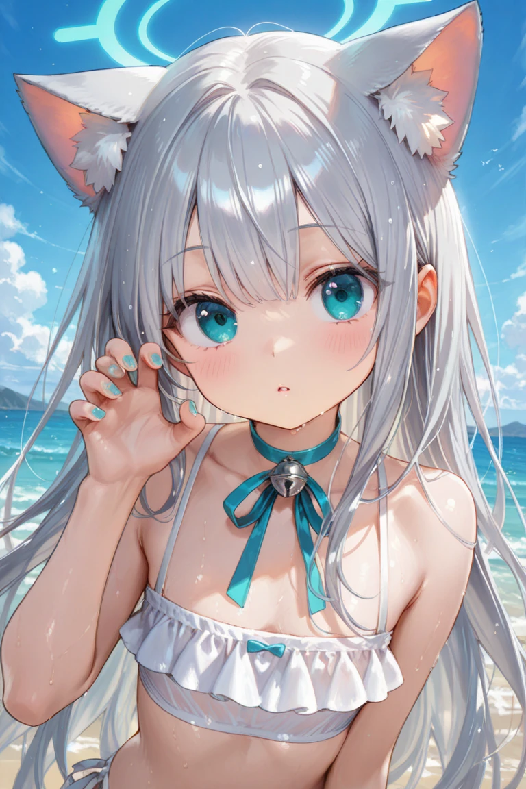 highest quality、smile、Fox ears、Swimwear、Ocean