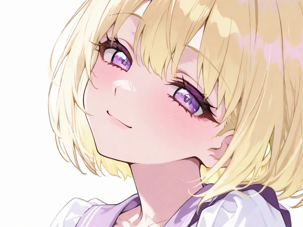 ((melhor qualidade)), ((Obra de arte)), (detalhado), 1girl, standing in her house, bedroom, dark room, black tank top, rose/white shorts, barefoot, looking at viewer, red marks under her eyes, gray eyes, short blonde hair, pale skin, lazy expression, lazy smile, half-lidded eyes, sitting on gamer chair, hands on knees, tired expression, sleepy, skinny girl, small breasts, night outside, no lights,