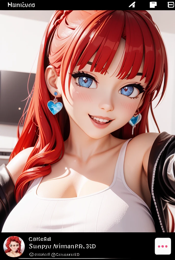(A cute 21-year-old fox girl with blue eyes, long red hair, fox ears, and a fox tail. She is cheerful, very kind, friendly, and happy. She is wearing a white blouse hanging down, sitting erotically on an office desk, with a blue bra and underwear, and elegant bright red high heels:1.2), Focus on her pose. (quality: 10, detail: 10, background detail: 8, Masterpiece 1.4, Ultra-detailed, High resolution, 8K, Photorealistic, Intricate details, Sharp focus, Vivid colors, Professional lighting, Award-winning, Highly detailed, Cinema quality, Beautiful composition)
,sharp focus, perfect hands, perfect light,bound arms, arms behind back,Hochauflösung, Meisterwerk, Beste Qualität, Mehrfach ausgezeichnet, HD-Modell, , Hohe Qualität, UHD, Strukturierte Haut, Super detailliert,