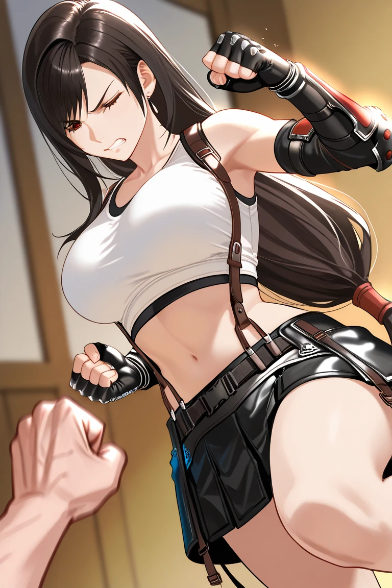 Fullback panties、(8k, highest quality, masterpiece: 1.2), (Realistic, Realistic: 1.37), Super detailed, One Girl, cute, solo, (Tifa Lockhart: 1.3), (16yo), (Beautiful Eyes), (smile: 1.2), neon, Cityscape, Depth of written boundary, Dark strong shadows, Sharp Focus, car, Depth of written boundary, composition, Final Fantasy VII, Date, (Nose brush), Single Elbow Pad, Ankle boots, Black Hair, (Black short skirt), BDSM: 1.4, Red Boots, Elbow hand pockets, Partially fingerless gloves, Tight shirt, Play sports often, (black leather skirt with suspenders), Chee Hai, (((White tank top: 1.3)), Full Body, Headrest, lips, Beautiful Face, long hair with a low tie,, (at night: 1.3), Complex, Cinema Lighting, Photon Mapping, Radio City, Physically Based Rendering, (Tetsuya Nomura Style),(Big Breasts, Big Breasts, Narrow waist),big hit: 1.4,((Sexy panties)),(Small face),(Dirty body:1.4),Standing posture, (Big Breasts, Protruding:1.5) make out, (smile: 1.2), (Focus on the buttocks: 1.5), From below, (Leaning forward), (Protruding buttocks: 1.3), (Backwards: 1.5),