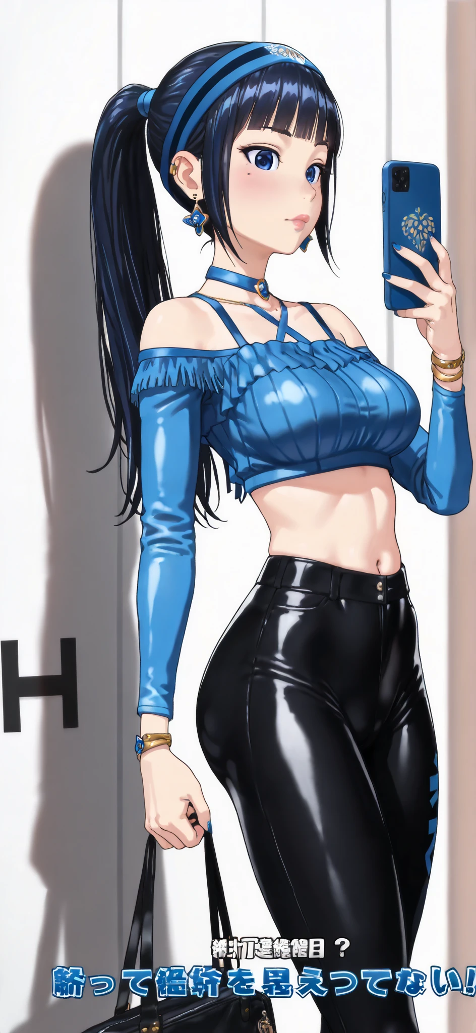 Nico Robin presenting breast