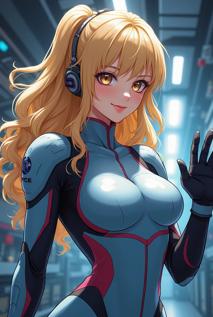 #Basics Girl posing for a photo, animeのcute少女, ((One Girl)), ((Baby Face:1.5)), ((cute:1.5)), (()), 
break 

#Clothing Accessories 
(Pink Cyber Bodysuit) : ((Mechanic suit)) + (Robot Girl) + (Android Girl) + (Metal frame) + (Gauntlet) + ((headgear)),  
break 

#Features 
((Blonde:1.2)), ((Bangs that expose the forehead:1.2)), ((Long Hair) : Curly hair + Curly Hair + Voluminous Hair), 
((Big eyes:1.4)), ((blue eyes)), 
(Small breasts:1.2), 
(White skin), 
break 

#background environment 
((Near future, A world devastated by war, night + Rooftop of a building in a ruined city)), 
#Facial Expression Pose 
((Sad face:1.2)), ((Looking up at the sky:1.2, My body is completely torn apart:1.2、I'm about to fall)), 
#composition 
((Side angle:1.2)), ((Cowboy Shot)), 
break 

#Body parts elements 
(Slim figure), 
(Symmetrical facial features), 
(Detailed Hair, Beautiful Hair, Shiny Hair), 
(double eyelid, Long eyelashes, Thin eyebrows:0.5), 
(Detailed eyes), (Beautiful Eyes), (Sparkling eyes), Glitter Eyeliner, 
(Human Ear), 
(Beautiful Nose, Thin Nose), 
(Glossy Lips, Beautiful Lips, Thick lips), 
(Detailed skin, Textured skin, Beautiful Skin, Oily skin), 
break 

#quality  
(((最高quality)), ((masterpiece:1.3)), ((Very detailed))), ((Ultra-high resolution)), ((16K)), ((1080P)), ((Full HD)), 
((Anatomically correct)), ((Realistic)), (3DCG), ((Oil painting)), 
((comics, anime)), (CG illustration), (RAW Photos), 
