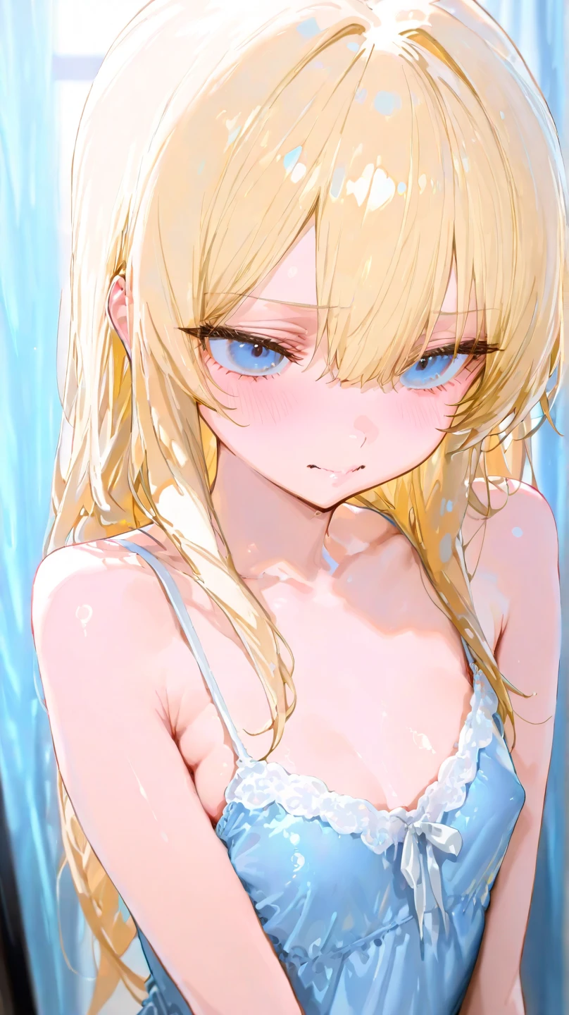 (best quality,4k,8k,highres,masterpiece:1.2),ultra-detailed,(realistic,photorealistic,photo-realistic:1.37),adult,white hair,thick pigtails, straight bangs,beautiful detailed eyes,beautiful detailed lips,extremely detailed face, long eyelashes,full body,mermaid,mermaid tail,pastel pink theme,underwater,mermaid scales,large breasts,soft pastel colours,vibrant ocean colours,glowing underwater lighting,serene atmosphere