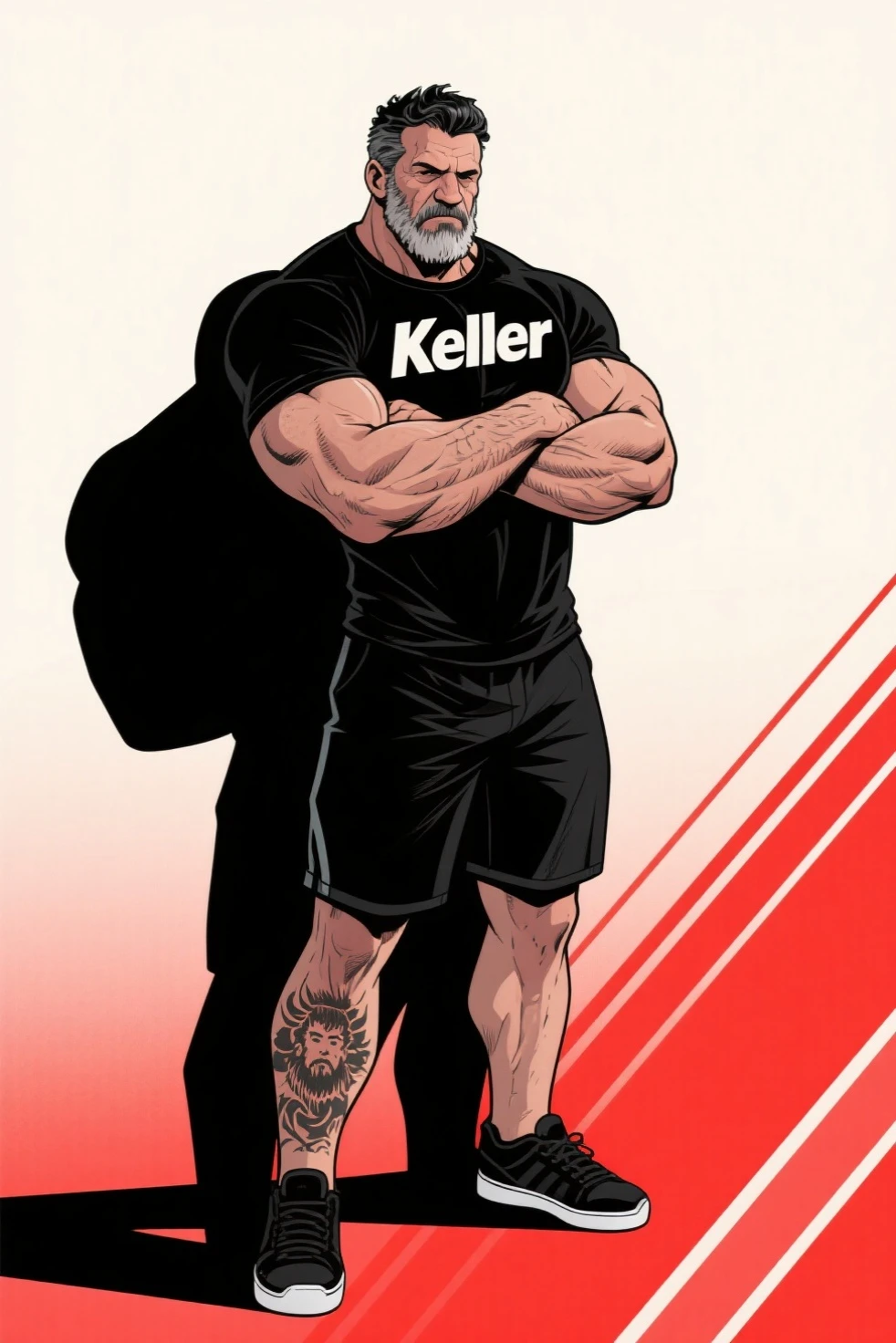 Atlas carrying the world, around that world there is a banner that says DEMENTIAL with aggressive typography, the banner texture is steel, the texture of the world is rocky, Atlas is athletic and fitness