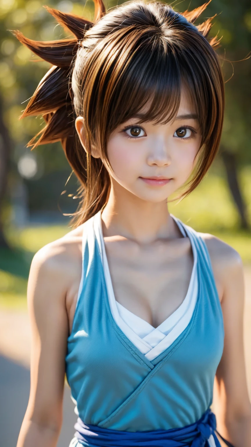 (best quality), high resolution, 1woman, Asuka Langley Soryu, Beautiful Pretty Mixed German Babe, (Beautiful face), sexy lips, Auburn TwinTails plug headband Hairs, intense gaze, sport fashion outfit, dark blue detailed beautiful eye, combine realism and anime influence, instagram photography,