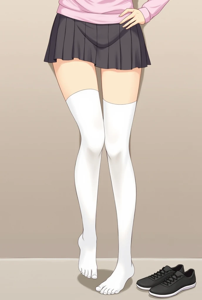 (masterpiece:1.2), best quality, highres, original, extremely detailed wallpaper, perfect lighting,(extremely detailed CG:1.2), 1 trap wears {white|short- sleeved} sailor dress, solo, {close-up}, full-body, anime face, (is shy, blush), lift the skirt, ((detailed {white|tent} panties)), looking at viewer, outdoor, game cg