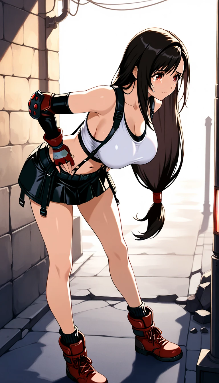 I appreciate your Tifa titfucks. Could there be one of Classic Tifa and the cock is completely buried in her boobs so it's not poking out