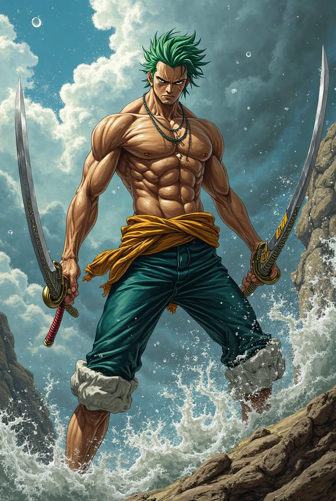 Luffy One Piece Vikings version.