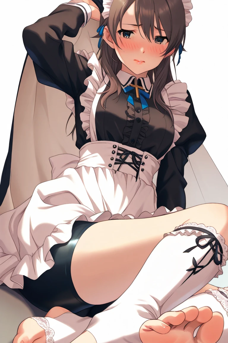 ((masterpiece)),((best quality)),ultra-detailed,illustration,hetero,1girl,(dress,wedding dress,revealing dress),solo,flower,red eyes,veil,bouquet,black hair,gloves,bridal veil,elbow gloves,long hair,jewelry,necklace,,rose,bride,(Wedding dress,bridal gauntlets,bridal veil,white kneehighs),antenna hair,orange eyes,hair between eyes,collarbone,white dress,pink flower,blush,white gloves,pink rose,holding,white flower,facing viewer,hair ornament,white rose,wedding,frilled panties,white panties,,hair between eyes,day,orange eyes,outdoor,park,fountain,Beautiful body,Beautiful Nose,Beautiful character design,perfect eyes,perfect face,alluring,wallpaper,perfect lighting,Colorful,ultra highres,4K,
photography,8K,HDR,highres,(groin),(Beautiful, small breasts:1.2),(beautiful face:1.2),(narrow waist),(full body),shiny skin,nsfw,anime screencap,<lora:Olfena:0.7>,deadpan,coldness,gesugao,<lora:iyanakao:0.4>,from below,Face shadow,