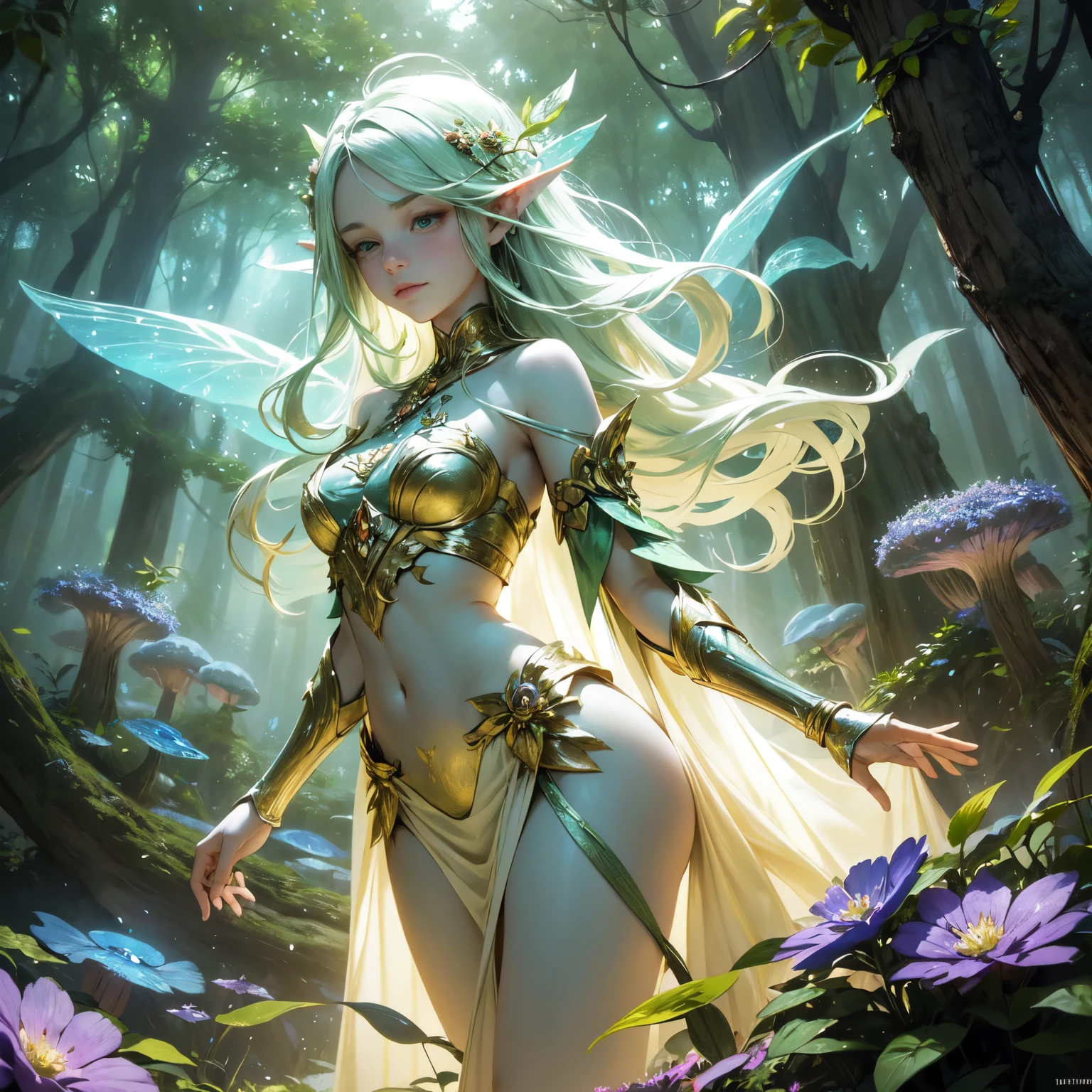 Elven city, spiderweb buildings, mushroom architecture, moonlit scenery, blue light, magical ambience, mystical aura, ethereal beauty, enchanted atmosphere, intricate details, delicate craftsmanship, otherworldly charm, elvish elegance, natural materials, majestic structures, moon's reflection, shimmering webs, luminous fungi, soothing glow, enchanted forest, whimsical design, ethereal illumination, tranquil setting, elven craftsmanship, dreamlike scenery, surreal architecture, mystical elements, immersive environment, magical cityscape, captivating view, moonlit streets, celestial glow, enchanting vibes, tranquil moonlight, fantasy world, elven realm, architectural marvels, mesmerizing aesthetics, sublime elegance, enchanted haven, ethereal glow, whimsical charm