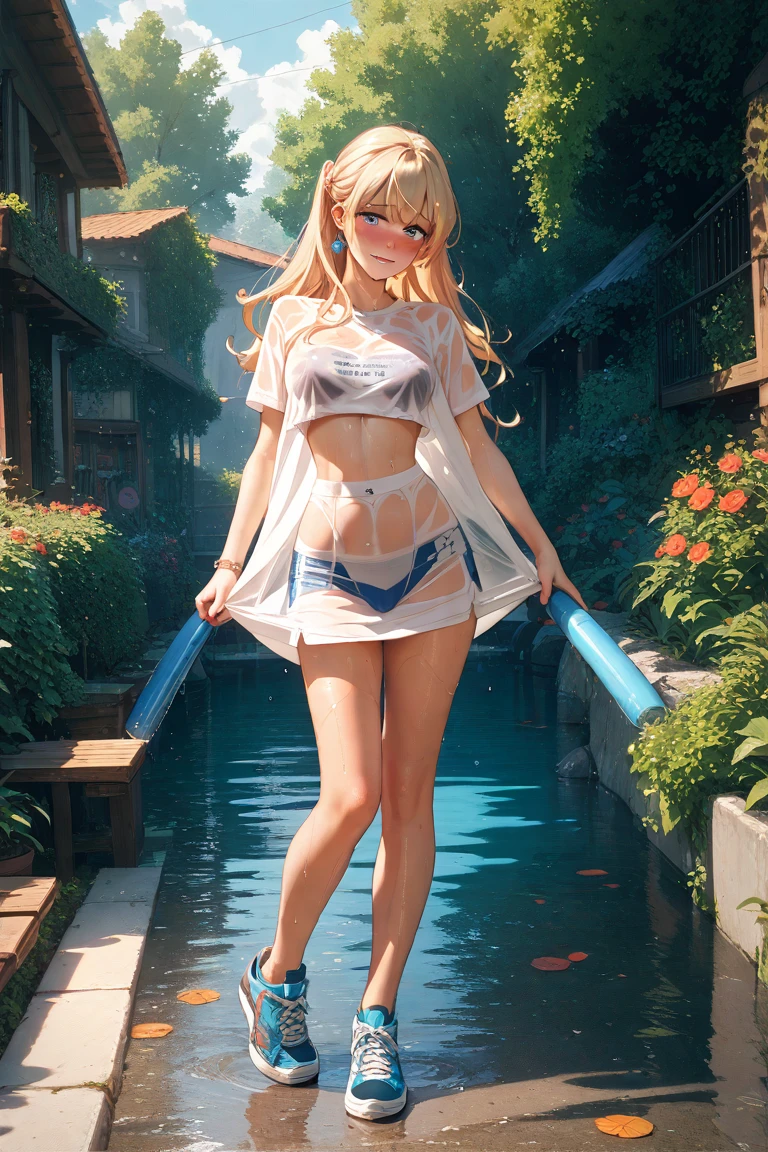 highest quality, masterpiece, , Cel Shading, solid outline, ((((((whole body1.5))))))、可愛い1 girl, smile, Close one eye, Highly detailed face, Contrasting, Brown bob cut hair with bangs, Wet Skin, Oily、Nipples are visible through the、(A see-through, extremely tiny micro bikini in a luminous lime green color　Transparent Vinyl Raincoat:1.5), Put on the hood,Erect nipples、 (Small breasts:1.2), Underbust, Shopping streets in Tokyo, (Heavy rain in the middle of the night:1.3)、、、、、、、、、、、、、Looking at the audience, whole body, Front view:0.6, 1 girl, alone, Japanese, high school girl, Improve, (Big Breasts,Wide Hips,Tight waist, Captivating thighs, Skin dents),(Long Hair:1.5),Asymmetrical bangs, Lips parted, (very tanned and shiny skin),Thin Hair, Beautiful Hair, Beautiful Face, Highly detailed face, Beautiful and beautiful eyes, Beautiful clavicle, Beautiful body, Beautiful breasts, Beautiful thighs, Beautiful feet, Beautiful fingers,(((blush))) 、(Beautiful views), (blonde:1.5), Knee-high, Plump thighs, Metal collar, ear piercing, Red eyes, Straight hair, Swept-apart bangs, Gradient Hair, , , tie, Ecstatic face, Show Viewer, (pantyhose, Pull down your panties,showing off her pussy, Grab your chest),,( Leaning forward:1.2),white panties,((Cum in pussy:1.5))、((Cum dripping onto panties))