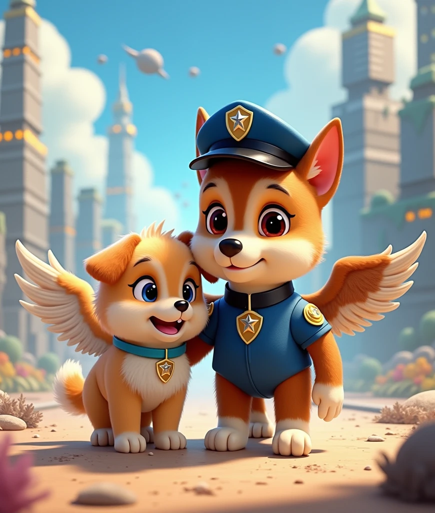 A yellow humanized and furry dog with a blue humanized and furry dog next to him promoting his Youtube and Tiktok channel