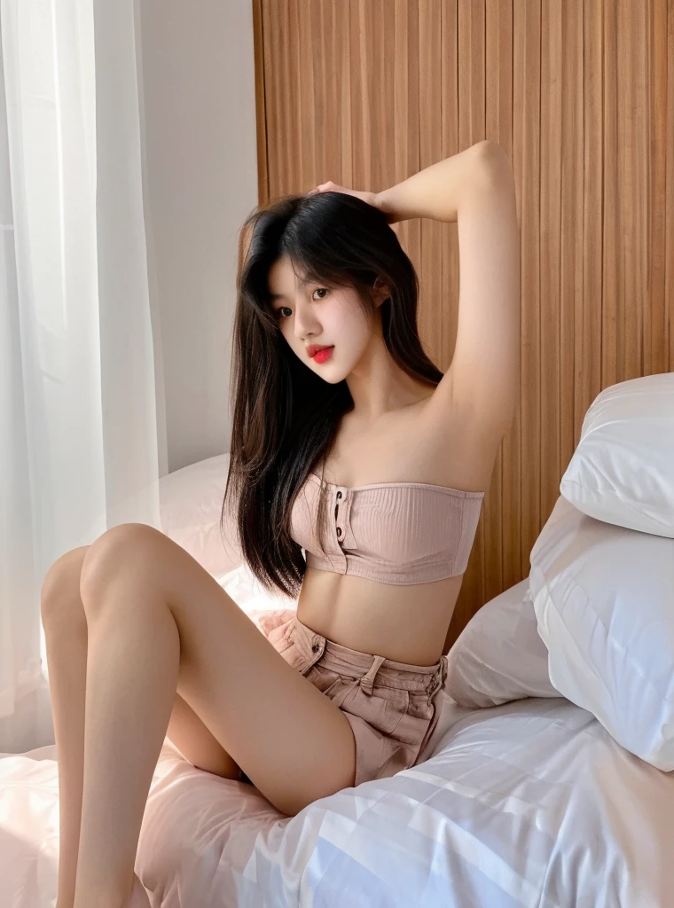 sheer, best smile, t-back underwear, 1 girl, after_sex, after_vaginal, arm_up, barefoot, black_hair, breasts, brown_eyes, bukkake, collarbone, cum, cum_in_pussy, cum_on_body, cum_on_breasts, cum_on_hair, cum_on_stomach, cum, facial, female_pubic_hair, indoor, lips, long_hair, looking_at_viewer, maid_headdress, medium_breasts, mole, mole_under_eye, navel,, nude, pubic_hair, smile, solo, spread_legs, squat, teeth, uncensored