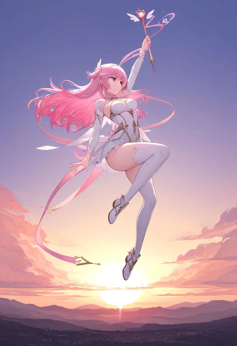 zero two \(darling in franxx\), darling in franxx, 1girl, bangs, bite, shadow, long hair, small breasts, large thighs, big ass, makeup, looking at the viewer, pair of small red horns, pink hair, pilot suit, red bodysuit, red eyeshadow, tight skin, solo, detailed background