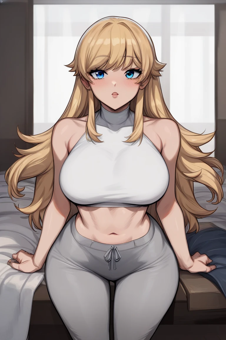 gym, workout, hot, sweating, sweaty, white clothes , white yogapants, tan, big , tan skin, Best quality, massive breasts, massive ass, very curvy, dark brown skin, long blond hair, yellow eyes, slutty, gyaru, full lips, seductive, smile, smiling gym, white clothes, yoga pants, gym, massive breast, wide hips, darkskin, tan, white clothes , coach helpinh her up, coach reaching out hand,curvy woman, reaching out hand, grabbing hand, holding hands, in pain, curvy woman, holding hands , white clothing, white yogapants, sfw, white pants, white clothes, white yogapants, holding hands, hand holding , blonde, blonde hair, brown skin, blonde , gym reaching out hand, grabbing hand, holding hands,