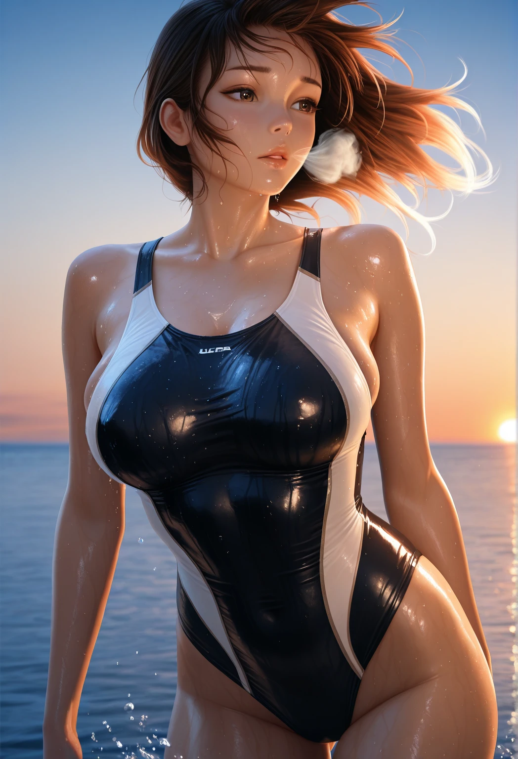 Ultra realistic Nami frome one piece