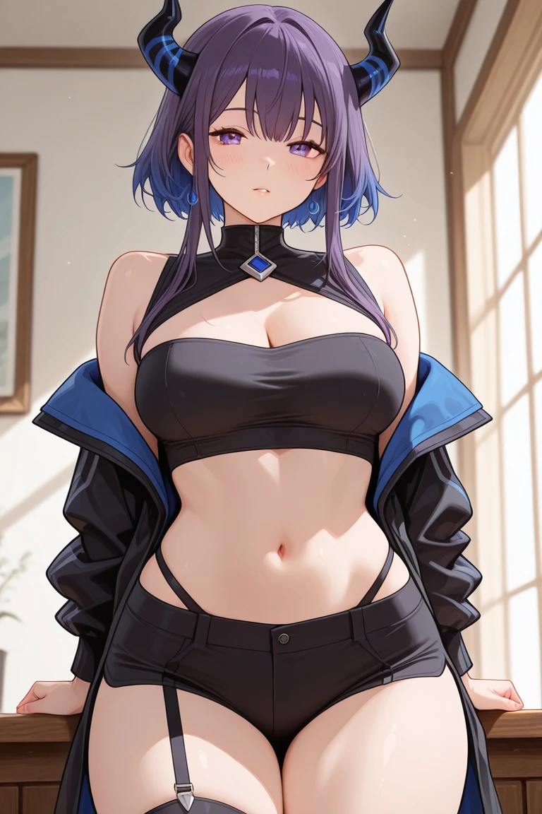 Black hair, blue eyes, large breast, sexy, beautiful body, bed, Masterpiece, angel, white wings, smile