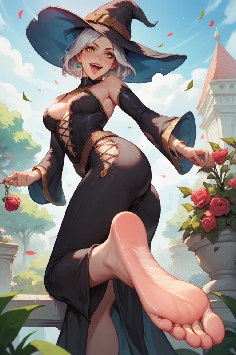 Highest quality, High resolution, woman , In prison, blonde、Bob Hair, (Alphonse Mucha:1.10),、antique、Horror taste、頭蓋Bone, Bone,((Alphonse Mucha))、A revealing maid outfit、barefoot、Chained