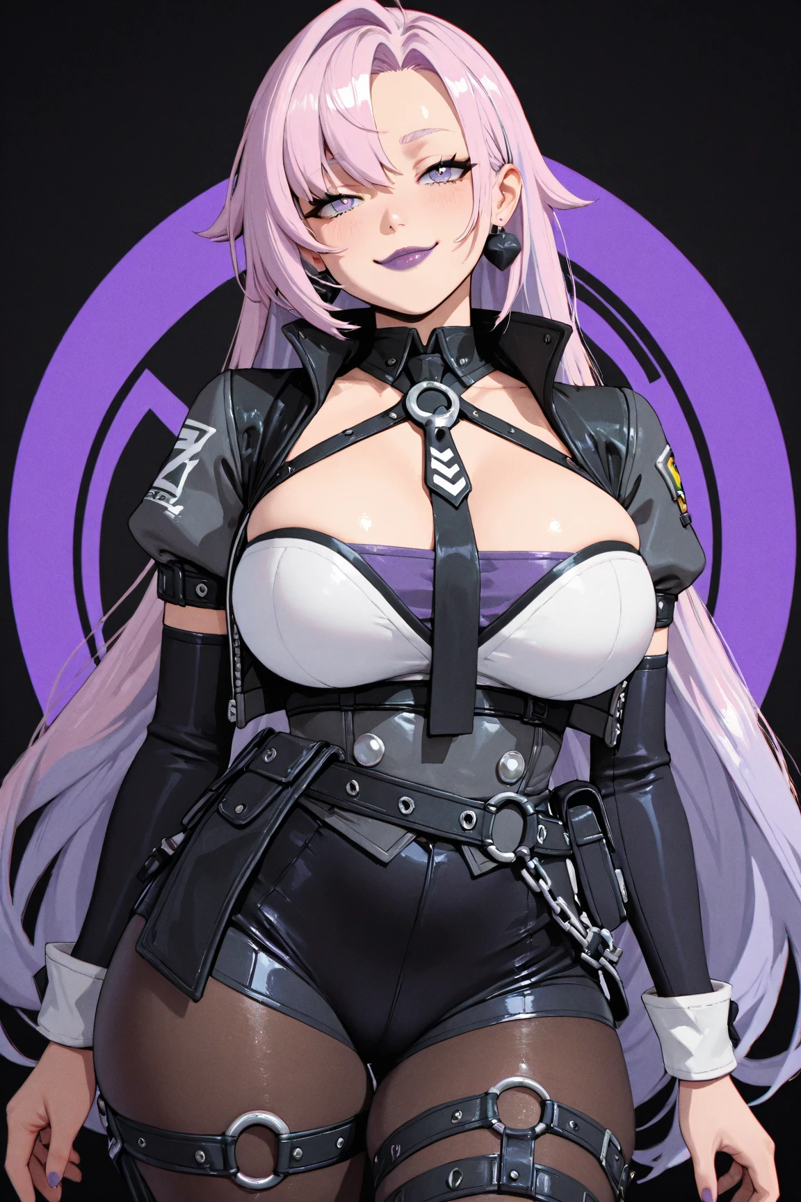 最high quality、best image quality、masterpiece、girl((20-year-old、 By becoming、vest bust、medium bust,wide open breast tea、shining eyes, silver hair、long hair、thin,highest valley、black sports bra、black sports pants、black short skirt、shoulder tattoo,diamond earrings、Wristband、black gloves、necklace、fighting pose、scattering sweat、sweating、punch)),high quality、beautiful art、background((Virtual space、neon lighting、neon light、virtual ring))、Flight、debris flies、Depth of written boundary、movie、visual art、perfect art、8K,genuine、Dynamic Performance