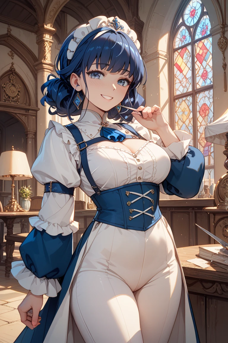 1 girl、Anime Girls、highest quality、Bodybuilding、Big Breasts、cleavage、Girls with very large breasts、logic、big、wallpaper, Hotel、blush、Fascinating、Sayaka、