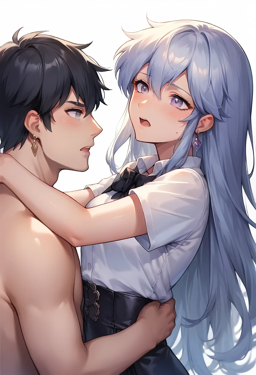 drk1,((One man and one woman,Having sex)),(supright straddl),hug,from side,,Sex,Small breasts,Nipples,Open Mouth Smile