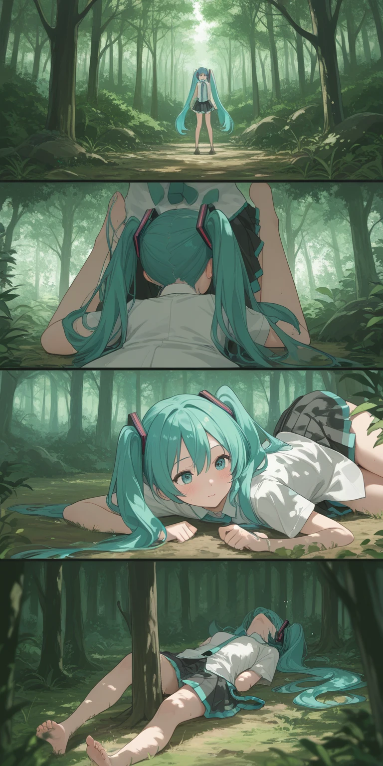 、Kindergarteners、、6 years old、&#39;s 、alone,nature,null, cloud,hatsune miku,hatsune miku, suspender skirt,puffy short sleeves,open your legs,no pants,pussy,pussy,high socks,big ass,Rear view,leaning forward,Shooting low-angle subjects from below、butt crack、Shot from directly below the buttocks,Don&#39;don&#39;t make eye contact,Don&#39;please don&#39;t show your face,get down on all fours,please bend your knees