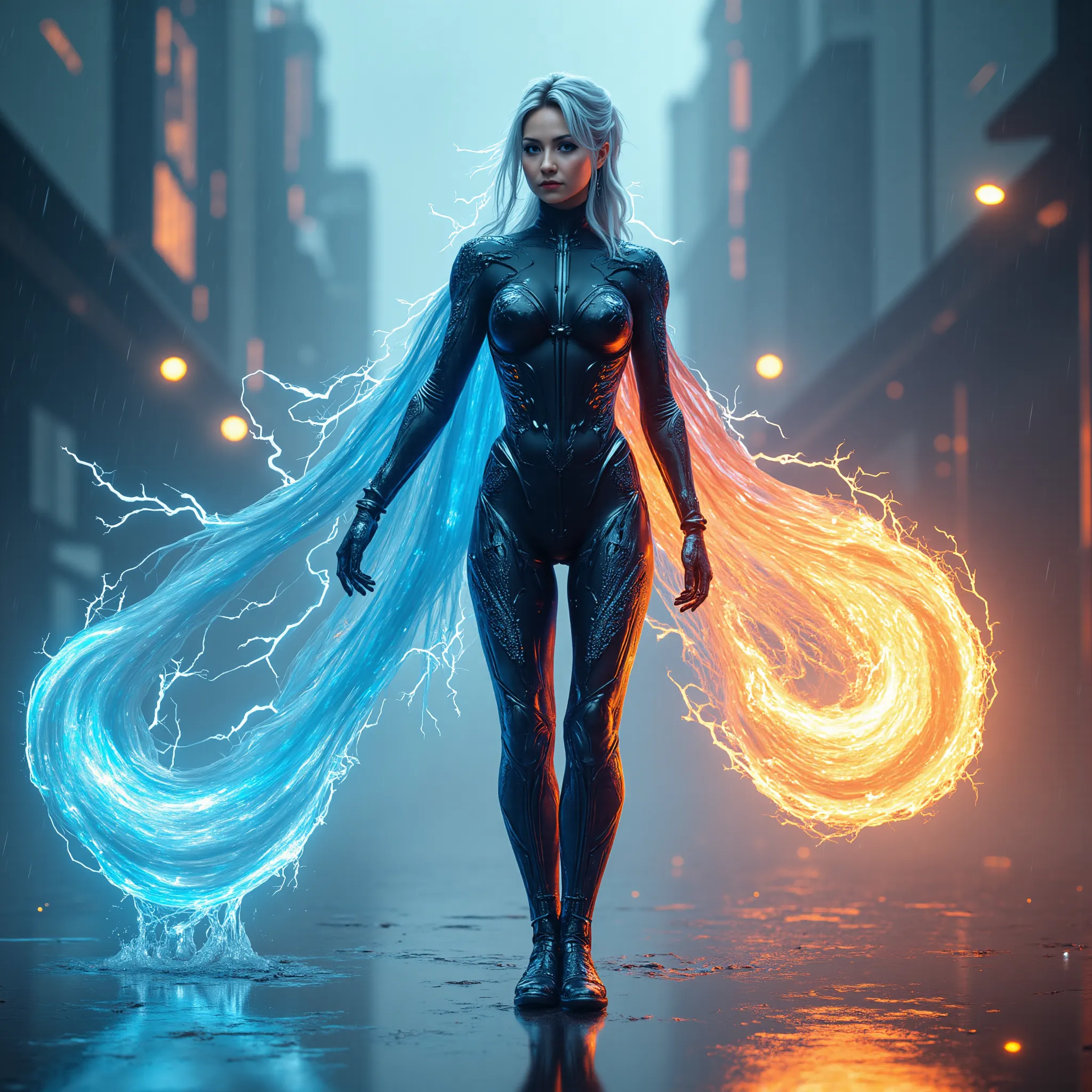 photo of a woman dancing seductively on mountaintop at night with rim lighting, night sky visible galaxies, octane, unreal, artstation, to8contrast style