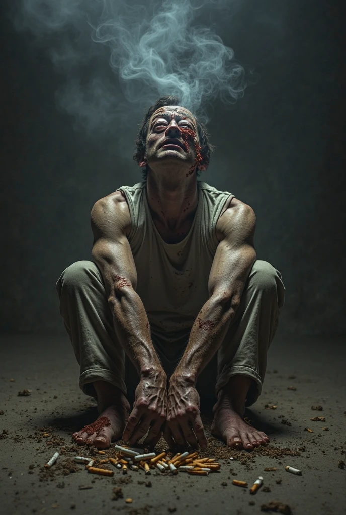 Drug addiction
Asian middle-aged man
kitchen
Stripped bare
ragged
Episodes of drug addiction
Thin, weak and sweaty
It's painful
despair
Drug apparatus
Broken dreams
Psychological dilemmas
Deterioration of health
Social isolation
Self-destruction
Signs of poisoning
Debilitating the body
Drug addicts
Drug Alert
Distorted reality
Real photos