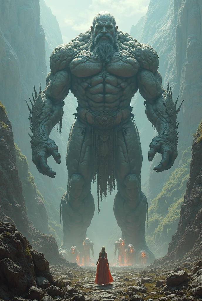 4k highly detailed realistic digital extremely high quality RAW photograph, dark arabian fantasy in the style of hp lovecraft, highly detailed Earth Golem, he gigant and have planet Saturn in your hand, magik protection