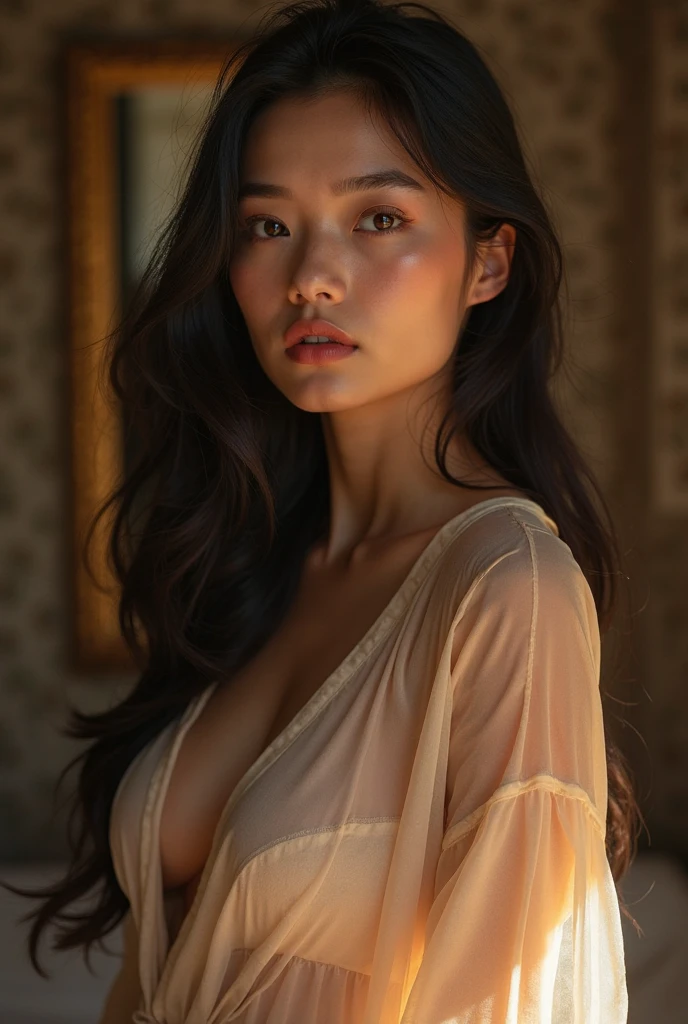 highly detailed, 8k, masterpiece, 1girl, black_wavy_hair, revealing her body, full_body, smile, (perfect_face), ((on_back)), ornate, intricate, dramatic lighting, 4k, detailed_background, caustics, full_body, ((in the style of metart)) half-asian, mixed asian-european, bronze skin ((film grain, soft lens, 35mm, nikon)) half-asian, mixed asian-european, bronze skin, highly detailed, 8k, masterpiece, 1girl, black_curly_hair, nude, smile, (perfect_face),close-up, , on_back, ornate, intricate, dramatic lighting, 4k, detailed_background, caustics, full_body, ((in the style of metart)) half-asian, mixed asian-european, bronze skin ((film grain, soft lens)) Photo in the style of: lee jeffries nikon d850 film 4 kodak portra 400 camera f1.6 lens, rich colors, hyper realistic, lifelike texture, dramatic lighting, cinestill 800 tungsten, (RAW photo, nikon, 8k, Super detailed, advanced details, intricate details, Super detailed), (award winning photo, masterpiece), (photo-realistic) ((anatomically correct, High precision human body, highly detailed face, realistic skin)) Lighting: Face lighting, Ray tracing, reflective light, Structurally correct, a half-asian, asian-european, woman with black wavy hair in the style of a greek goddess. bronze skin. Aphrodite, goddess, divine aura, eros, erotic, A photo composed in the style of a pre-raphelite painting, golden ratio Background: High contrast, in the ruins of a greek temple, on an island, colours of teal and bronze, wearing ancient jewellery on upper arms, neck, wrists, fingers