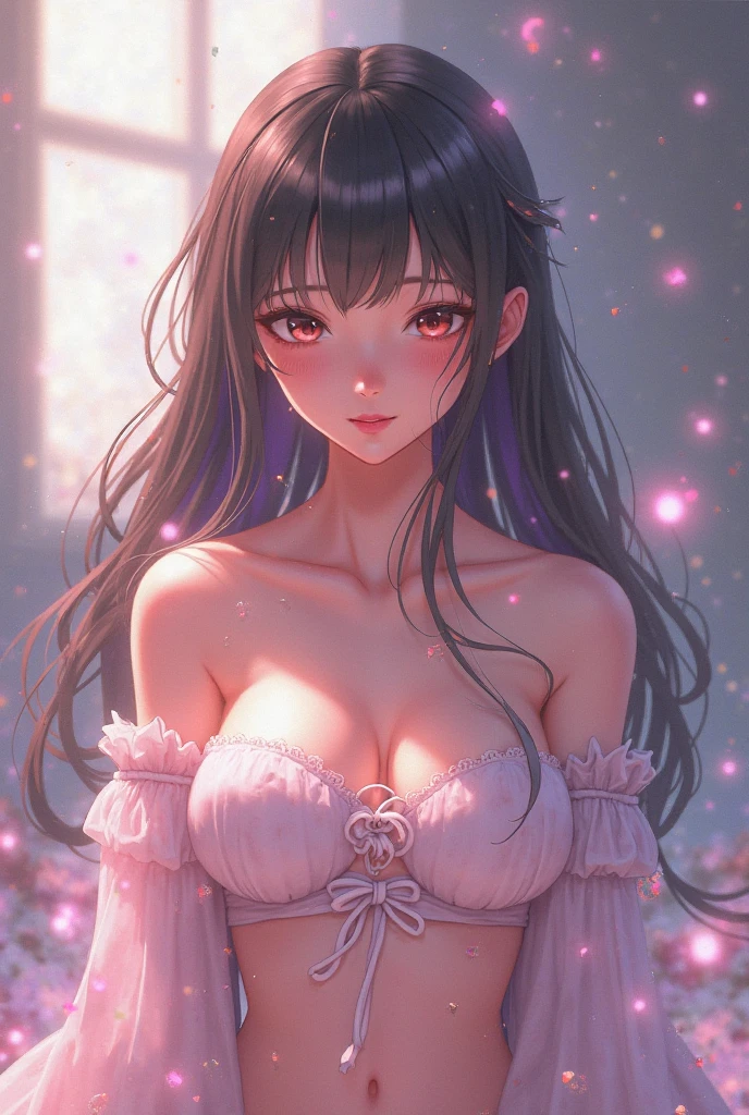 make her bust bigger and her hair longer, Let it be anime