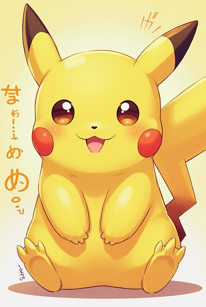 multiple_persona, pokemon \(creature\), Pikachu, Pichu, Raichu, pokemon_focus, sitting, smile, detailed character portrait, high quality, 8K, professional, illustration, dynamic lighting, vibrant colors, warm palette, whimsical, playful, expressive