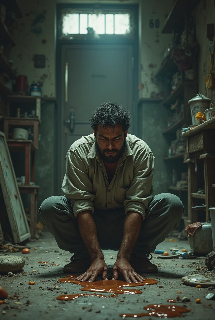 Santiago Nazar dead at the door of his house from the book chronicle of a death foretold