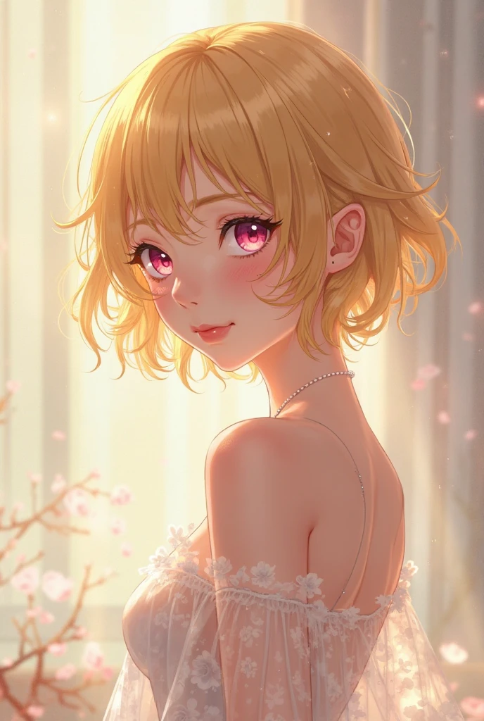 Create a picture of a naked anime girl