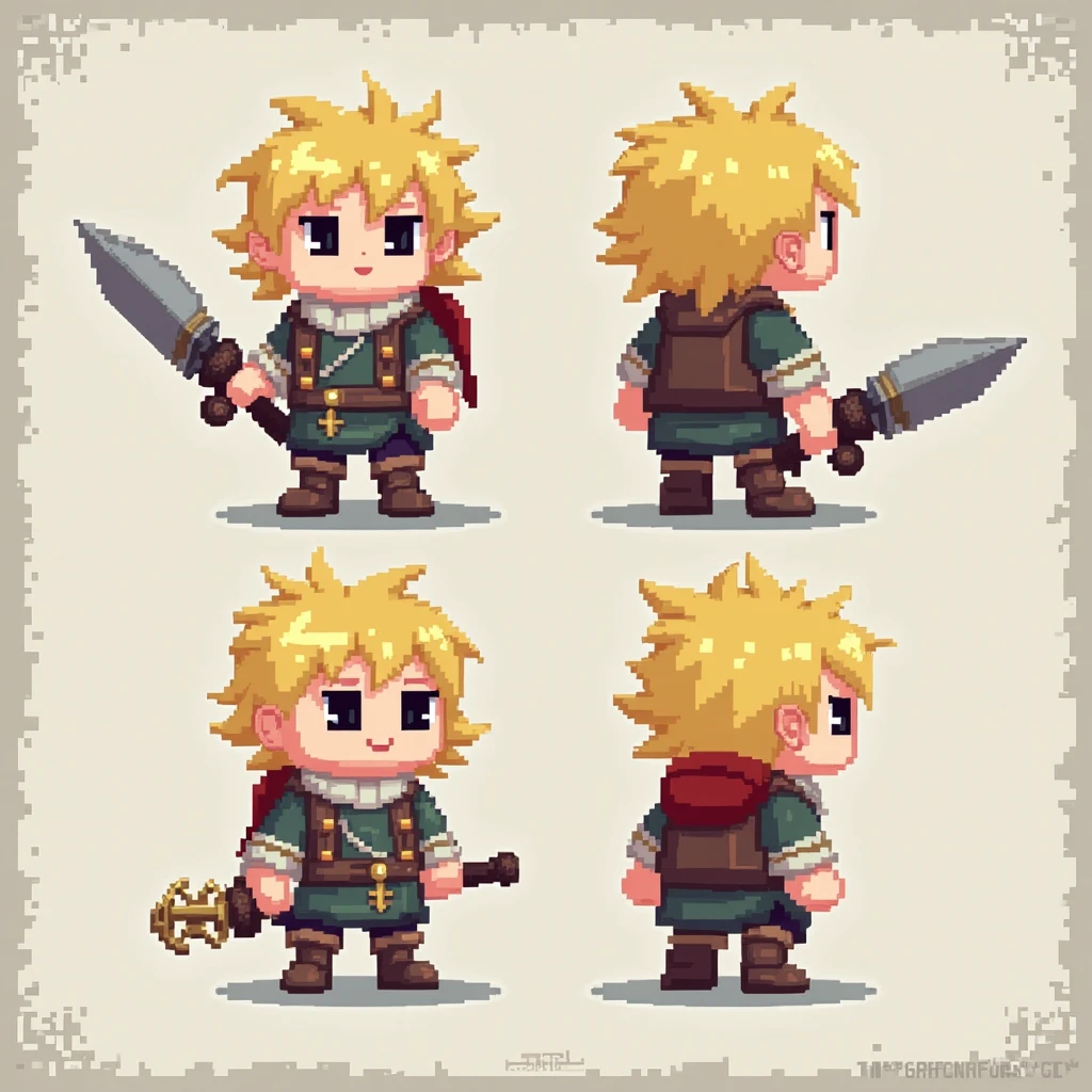 Voxels,(3D Big Pixel Art), (3D Pixel Art),White background,Large pixels,(3DPixel art),The character has a peculiar pose, Elven samurai man with a longsword, (3D Pixel Art)