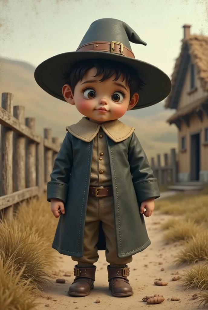 (cbzbb:1.25), portrait of cutest frodo baggins baby illustration, artstation, CGI_Animation,