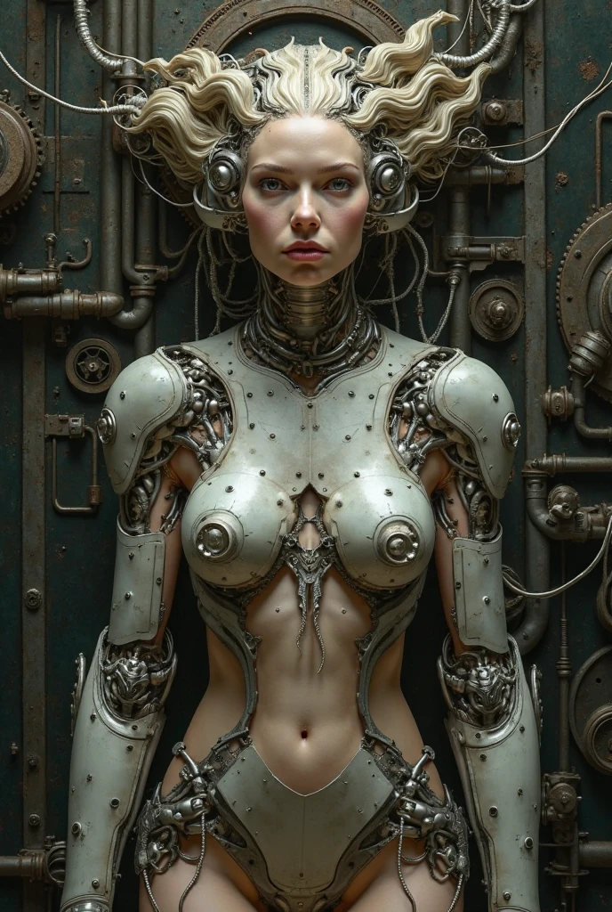 Ультра реалистичный 16K CG, лежат черепа животных, лежат кости и черепа людей, пауки-насильники в киберпанк одежде, пауки стоят радом, 2 дополнительных сильно детализированных робота-паука персонажа, Изнасилована 5 пауками, паутина, одежда разодрана, голубые волосы, голубые глаза, на голове потрясающая голубая диадема, irreproachable, clean, masterpiece, professional artwork, famous works of art, cinematic lighting, cinematic bloom, perfect face, Beautiful face, Fantasy, fairy, Unreal, Science fiction, (((Best quality, masterpiece, ultra high resolution, (photorealistic:1.4), raw photo, Wet clothes, ))), Arms tied behind back (Hands tied behind the back), in the background is the fantastic palace of the emperor of the universe, palace guard made of androids and robots, Breasts naked, detailed vagina exposed, detailed vagina exposed, Barefoot, very beautiful slender legs, shoulders exposed, fatigue, disturbance, forcibly stripped, clothes torn, Raped, after oral sex, after anal sex, mouth full of, slavegirl, almost no clothes, clothes transparent, Clothes are wet, stands on the balcony, against the backdrop of the city of Coruscant from Star Wars, tall futuristic buildings in the background, Skyscrapers to the clouds, Science fiction, The Distant Future, hundreds of flying cars, flying motorcycles, futuristic fantasy street, there are a lot of armed robots around, there are a lot of spider robots, щупальца обвивают тело, тентакли роботы, снайперская винтовка Гаусса стоит рядом, персонажа посадили на кол, распятие на кресте, дыба, персонажа жарят на костре.