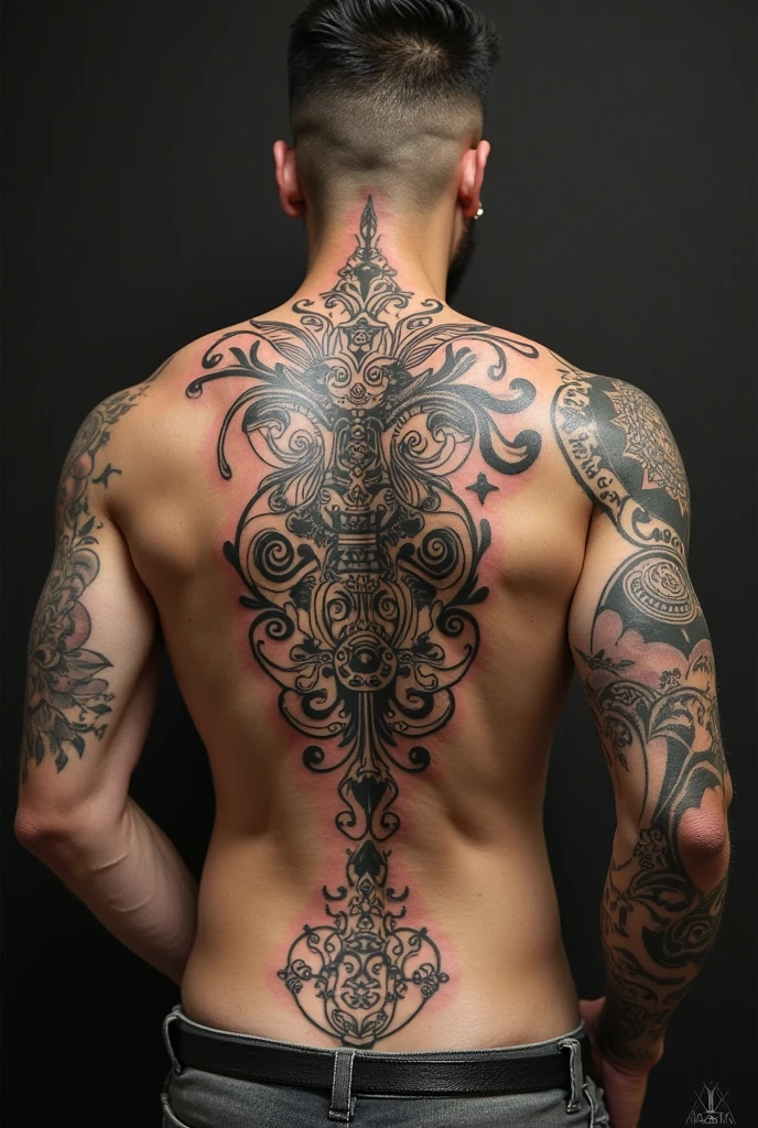 Create a tattoo that says Marcelo