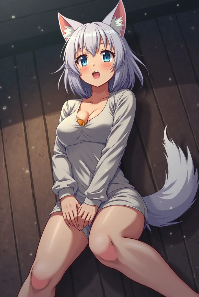 masterpiece, (Photorealistic), superfine illustration, Best Quality, light Particle, Ultra-detailed, 8K Wallpaper, girl with, 16 years old, BREAK, (Boy:1.7), (Intense Sex:1.6), (reverse upright straddle:2), (legs up:1.5), (intercourse with a man:1.7), (vaginal:1.5), (vaginal penis:1.6), (hetero:2), (straddling:1.2), (spread legs:1.4), (cum shots:1.2), NSFW, (white hairs:1.3), o-face, Blush cheeks, (Ahegao:1.3), (orgasm:1.5), (in heat:1.4), steam, Arched back, (seductive smile), (evening bedroom:1.3), indoor, (Detailed background), (Sweat:1.4), (loli), bowl hair, small breasts, open mouth, Face Focus, dynamic angle,