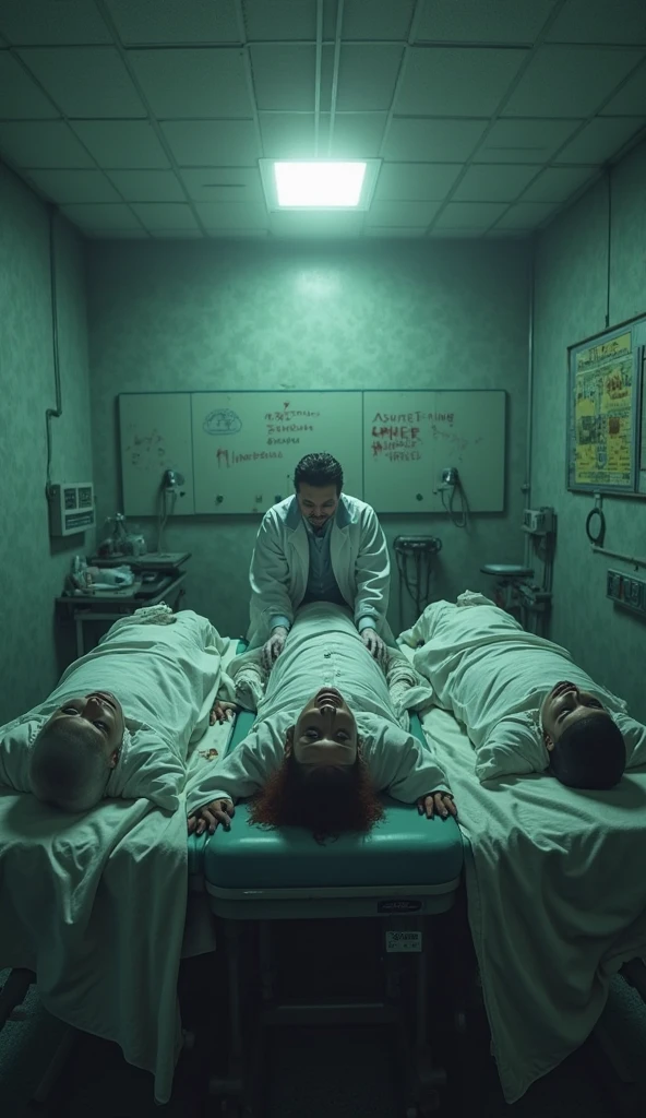 Photorealism, photorealistic, realism, realistic, realism, a white laboratory, dead bodies zombie bodies in glass tanks, resident evil